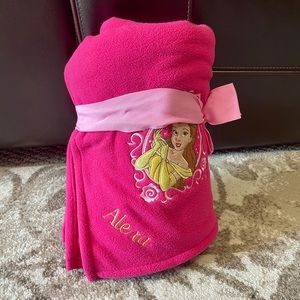 “Alexa” customized princess blanket